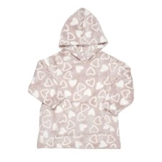 HD114-COF: Coffee Hearts Coral Hoodie (6m-3y)